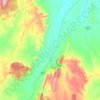 Koorawatha topographic map, elevation, terrain
