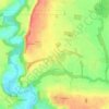 Badger topographic map, elevation, terrain