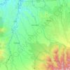 Baungon topographic map, elevation, terrain