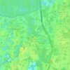 Odessa topographic map, elevation, terrain