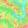 Lake Ozark topographic map, elevation, terrain