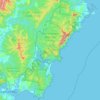 Murramarang National Park topographic map, elevation, terrain