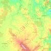 South Burnett Regional topographic map, elevation, terrain