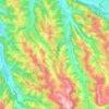 Saint-Faust topographic map, elevation, terrain