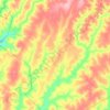 Planalto topographic map, elevation, terrain