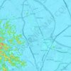 Hoa Lu Ward topographic map, elevation, terrain