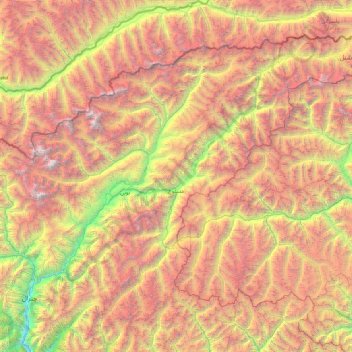 تحصیل مستوج topographic map, elevation, terrain