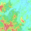 Imbil topographic map, elevation, terrain
