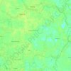 Mohanganj Upazila topographic map, elevation, terrain