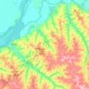 Icaraíma topographic map, elevation, terrain