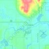 Atlanta topographic map, elevation, terrain