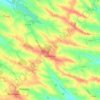 Monbrun topographic map, elevation, terrain