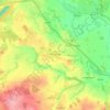 Berrington topographic map, elevation, terrain
