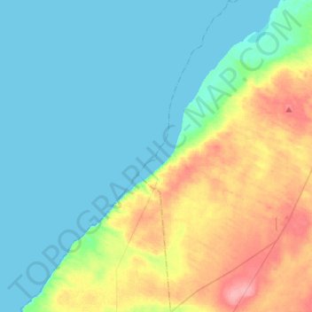 Tickera topographic map, elevation, terrain