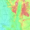 Phetchabun Province topographic map, elevation, terrain