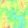 Barraba topographic map, elevation, terrain