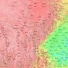 Garzê Tibetan Autonomous Prefecture topographic map, elevation, terrain