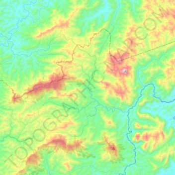 Alvarenga topographic map, elevation, terrain