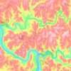 Madison Township topographic map, elevation, terrain
