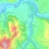 Saint-Thomas-en-Royans topographic map, elevation, terrain