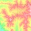 Wialki topographic map, elevation, terrain