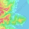 Snug topographic map, elevation, terrain