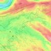 Los Cristales topographic map, elevation, terrain