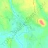 Tullow topographic map, elevation, terrain