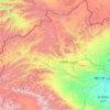 Ulugqat County topographic map, elevation, terrain