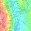 Greenville topographic map, elevation, terrain