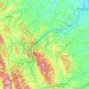 Esino topographic map, elevation, terrain