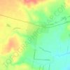 Moriac topographic map, elevation, terrain