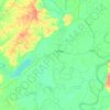 Catahoula Parish topographic map, elevation, terrain