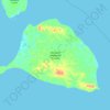Bolshoy Lyakhovsky Island topographic map, elevation, terrain