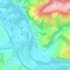 Vincelottes topographic map, elevation, terrain