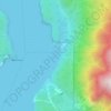 Buntzen Bay topographic map, elevation, terrain