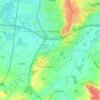 Shinfield topographic map, elevation, terrain