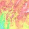SNNPR topographic map, elevation, terrain