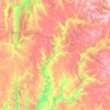 Vorona topographic map, elevation, terrain