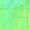 West Fargo topographic map, elevation, terrain