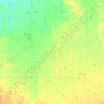 Bangerang topographic map, elevation, terrain