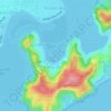 Pretty Beach topographic map, elevation, terrain