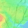 Norlane topographic map, elevation, terrain