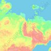 République de Sakha topographic map, elevation, terrain