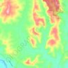 Wombat Creek topographic map, elevation, terrain