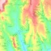 Membury topographic map, elevation, terrain