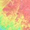 Aura topographic map, elevation, terrain