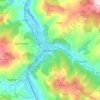 Prijepolje topographic map, elevation, terrain