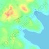 Emlybeg North topographic map, elevation, terrain