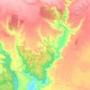 Bungal topographic map, elevation, terrain